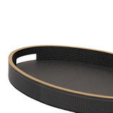 Paragon Oval Tray Komodo Leather