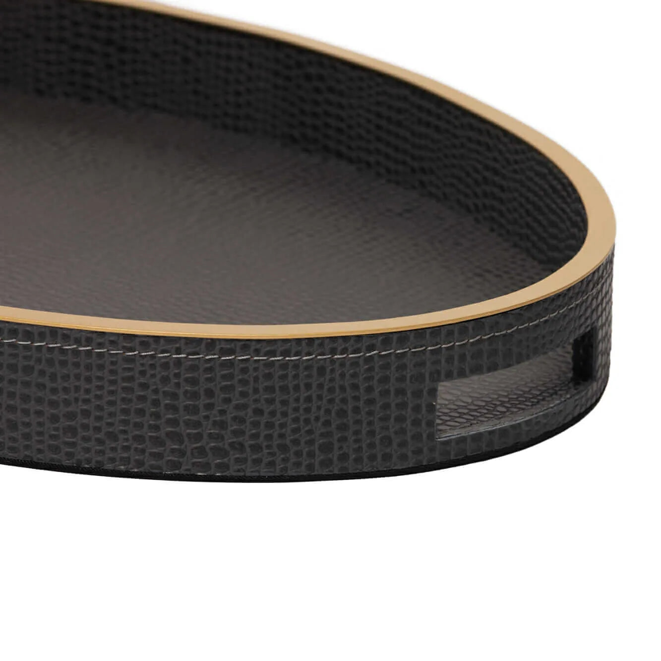 Paragon Oval Tray Komodo Leather