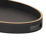Paragon Oval Tray Komodo Leather