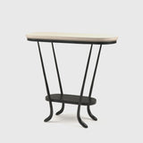 Paris Console Bronze Nera Pumice Leather
