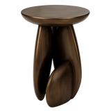 Pebble bronze side table