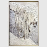 Petrified Rain Handmade Dimensional Paper Wall Sculpture