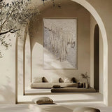 Petrified Rain Handmade Dimensional Paper Wall Sculpture