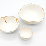Porcelain Eggshell Bowls Cream