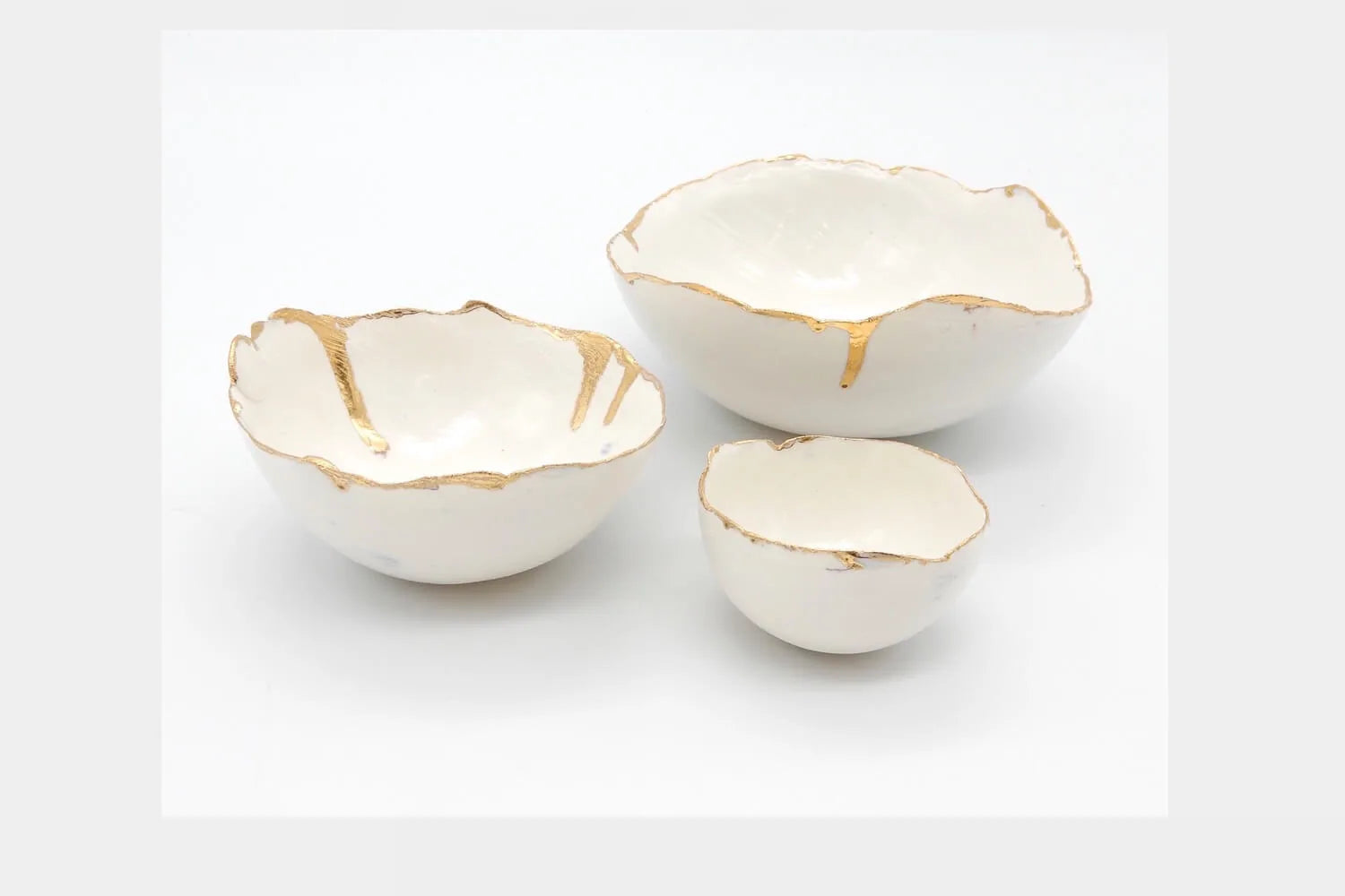Porcelain Eggshell Bowls Cream