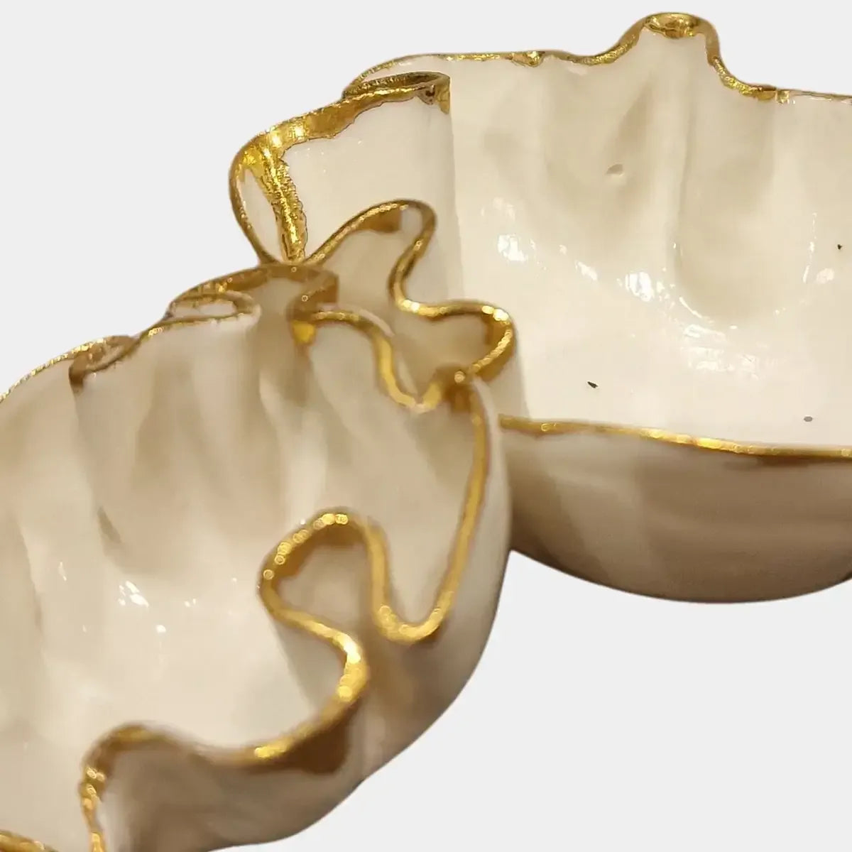 Porcelain Fluted Bowls set of 2