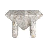 Prism Faux Marble Square Coffee Table