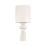 Nash Off White Earthenware Table Lamp