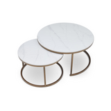Soho Nested Coffee Table Ceramic Top by Berkeley Designs