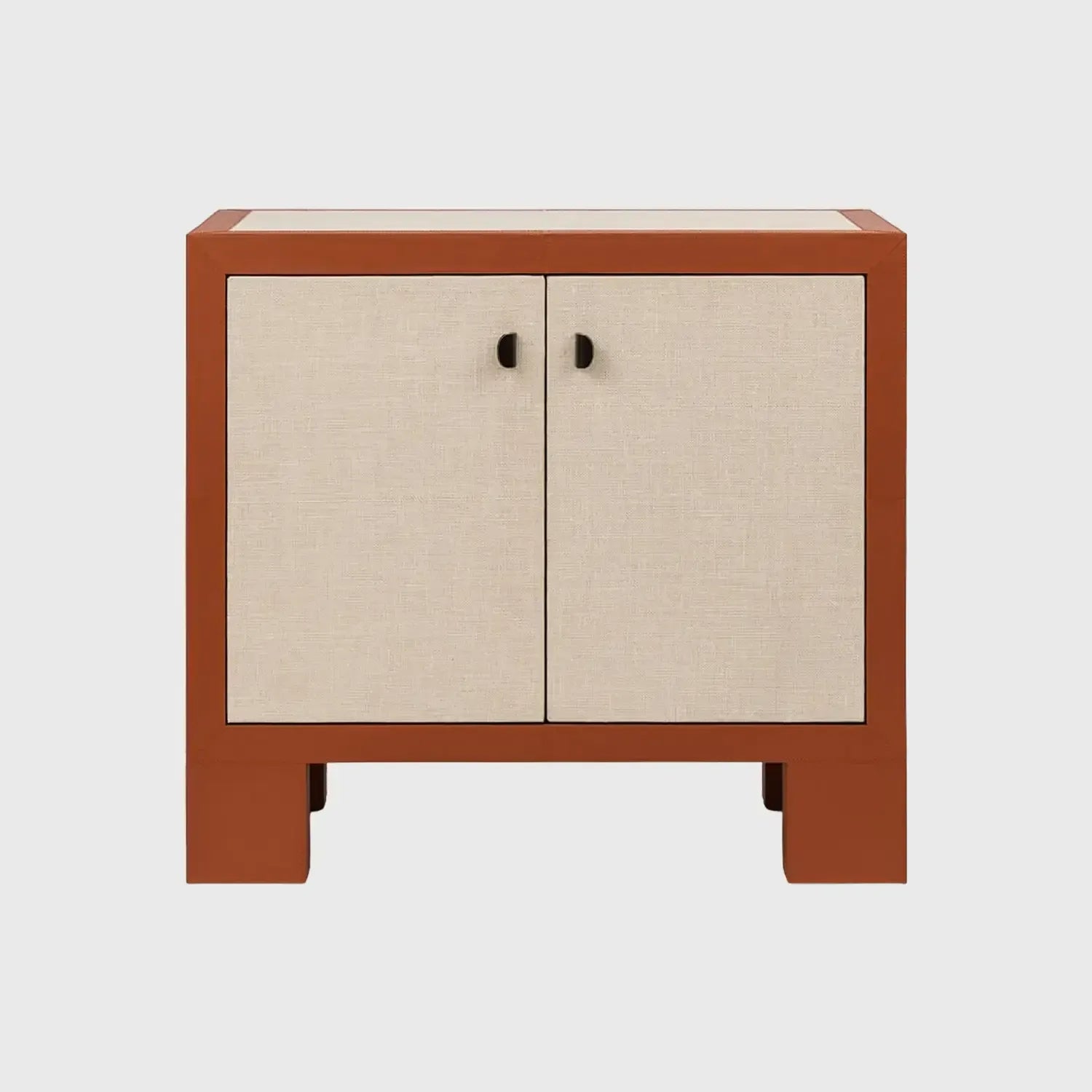 Ralf Cabinet Leather and Jute