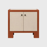 Ralf Cabinet Leather and Jute