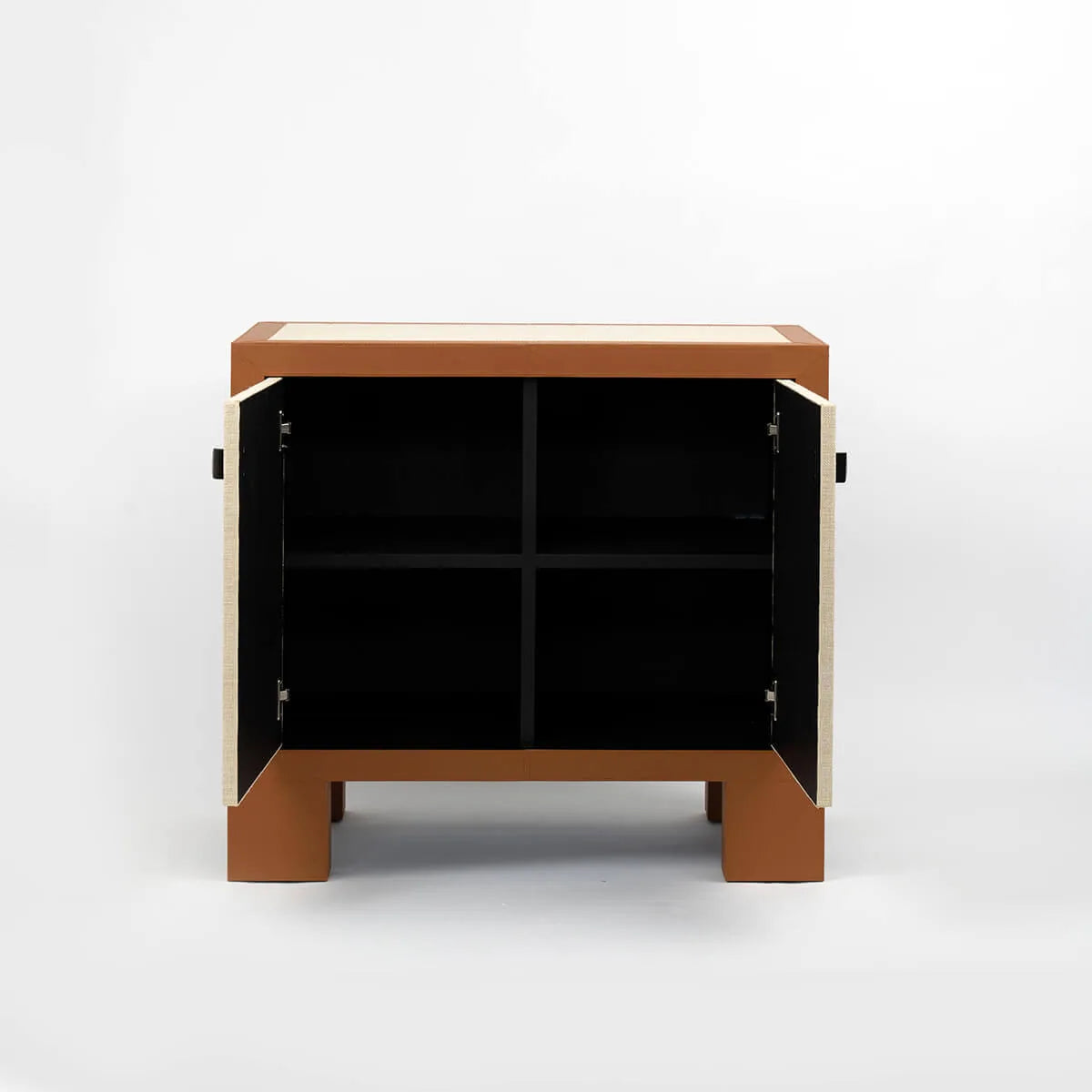 Ralf Cabinet Leather and Jute