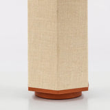 Ralf Hexagonal Lamp Leather and Jute