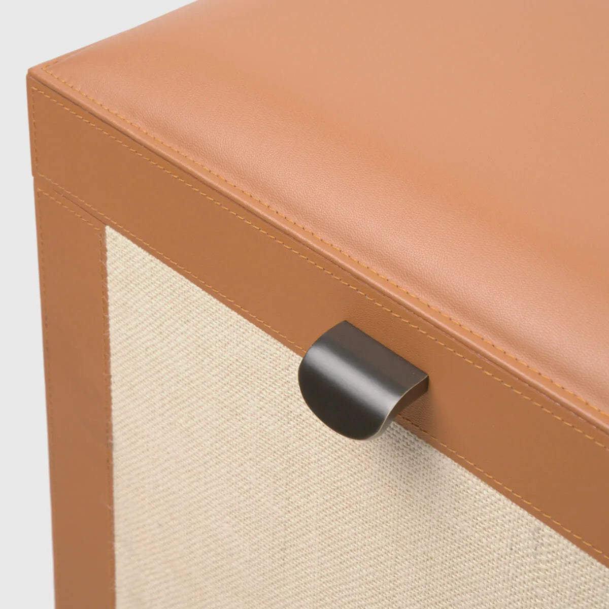 Ralf Ottoman Leather and Jute
