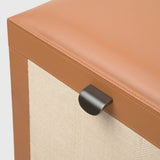 Ralf Ottoman Leather and Jute
