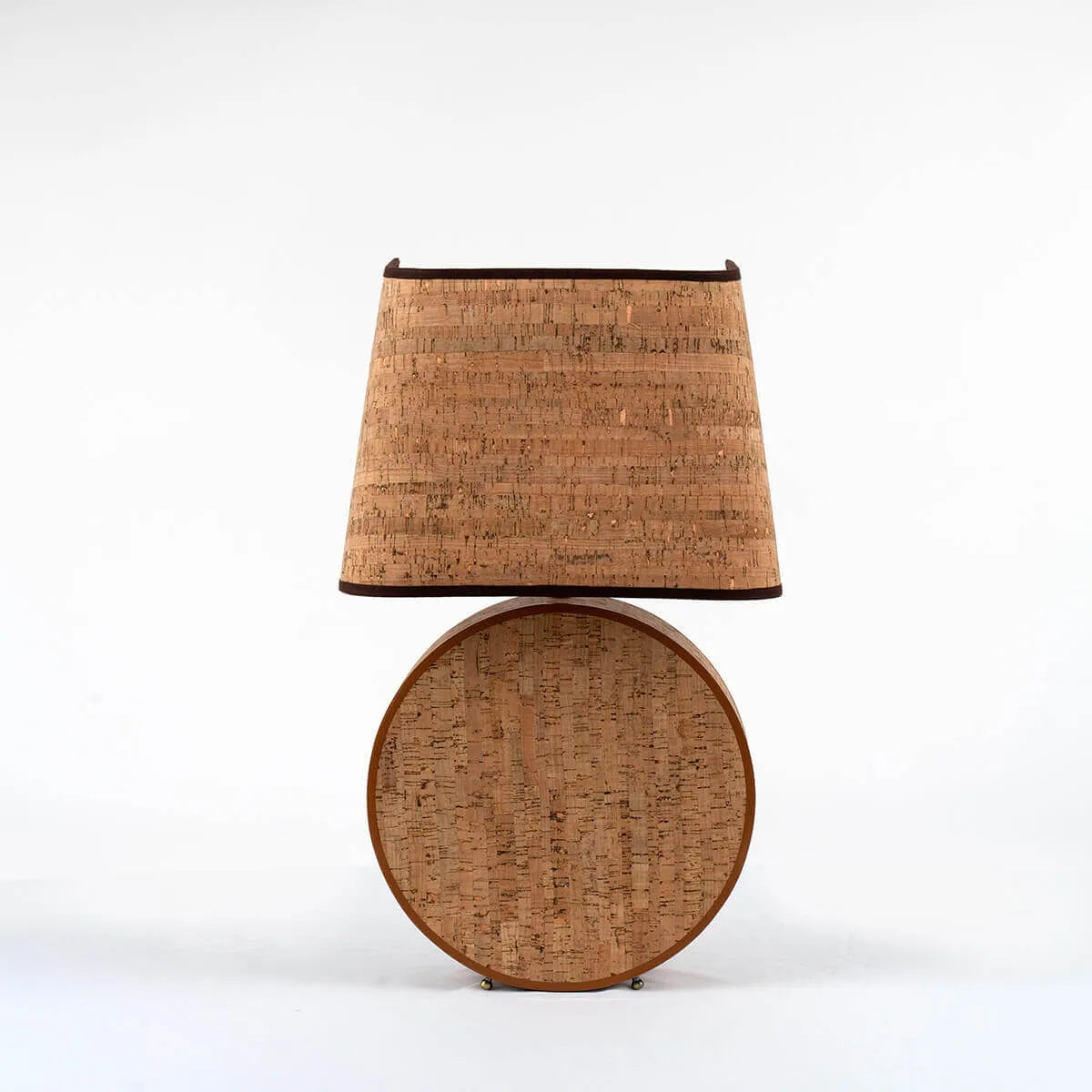 Ralf Round Lamp Leather and Cork
