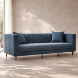 Regency 3-Seater Sofa - Nappa Midnight Blue