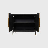 Renmin Cabinet 2 Door Carbon Oak