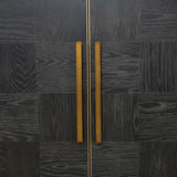 Renmin Cabinet 2 Door Carbon Oak