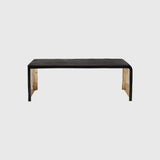 Ribbed Bronze Bench