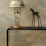 Ribbed Bronze Console