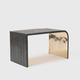 Ribbed Bronze Stool