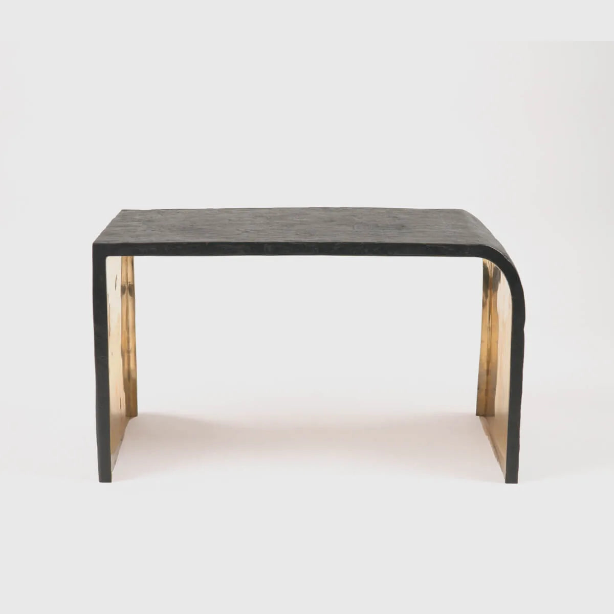 Ribbed Bronze Stool