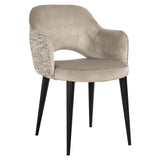 Giovanna Dining Chair Nature/Quartz Khaki