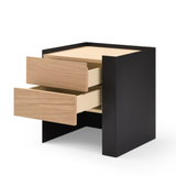 Tunica Bedside Table - Ash Oak - Pair