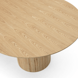 Lantine 240 Dining Table - Pill Shaped - Ash Oak
