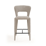 Pari I Bar Stool - Chex Boucle Steam