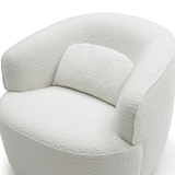 Grace Swivel Chair - Polar Bouclé