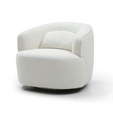 Grace Swivel Chair - Polar Bouclé
