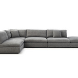 Blanco 5 Piece Modular Sofa - Charcoal