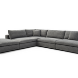 Blanco 5 Piece Modular Sofa - Charcoal