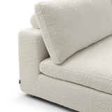 Blanco 5 Piece Modular Sofa - Chex Polar Boucle