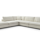 Blanco 5 Piece Modular Sofa - Chex Polar Boucle