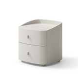 Vertu Bedside Table - Matte Beige