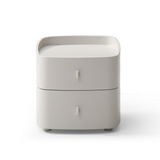 Vertu Bedside Table - Matte Beige