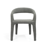 Escada Dining Chair - Chex Boucle Charcoal