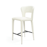 Pari I Bar Stool - Chex Polar Boucle