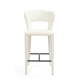 Pari I Bar Stool - Chex Polar Boucle