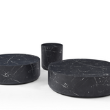 Ciladro Coffee Table - Faux Black Marble - Medium