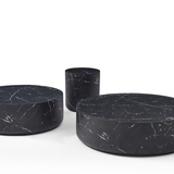 Ciladro Side Table - Faux Black Marble