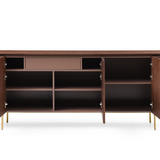 Lantine Buffet – Walnut & Brass