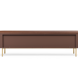 Lantine TV Unit - Walnut & Brass