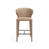 Vela Counter Stool - Vintage Eco Pelle Cognac