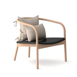 Ikigae Solid Oak Lounge Chair