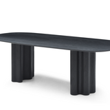 Moon Dining Table 240 - Black Oak
