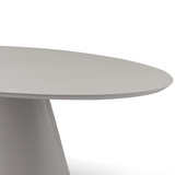 Tavamo Dining Table - Oval - Matte Beige